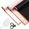 Blumenstrauß Geschenkpapier 30 Blatt mit Band und Schere Produktbild-Vorschau 8