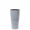 Kvetináč s vkladom TUBUS SLIM BETON EFFECT sivý 40cm Náhľad obrázku produktu 10