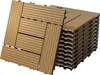 ECD Germany Płytki tarasowe WPC, 30x30 cm, 55-częściowy Podgląd zdjęcia produktu 1