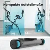 Hop-Sport 3-in-1 Heimtrainer Fahrrad klappbar HS-3010x Grix Produktbild-Vorschau 6