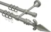 Interdeco Gardinenstange / Vorhangstange Chrom matt, Typ Produktbild-Vorschau 1