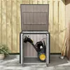 vidaXL Zahradní úložný box černý 101,5 x 107 x 100 cm Náhled obrázku produktu 5