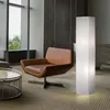 Stojacia lampa - Biela - Papier - V 130 cm - s nožným Náhľad obrázku produktu 14
