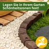 Rasenkanten - 4 Stück - 4,8 Meter - Braun - Wetterfest & Produktbild-Vorschau 2