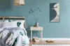 Wandbild Leinwand Bilder mit Uhr 30x60 Gemälde Fluss Winter Produktbild-Vorschau 4