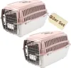 2er Set Transportbox IATA Flugbox Flugzeug Hundebox Hunde Produktbild-Vorschau 1