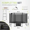 Juskys Trampolin JumpMaster XL Ø 366 cm mit Sicherheitsnetz Produktbild-Vorschau 5