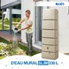 4rain récupérateur d'eau mural SLIM 330L sable avec robinet Voir les images du produit 3