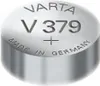 A close-up, studio shot of a Varta V379 watch battery. Produktbild-Vorschau