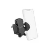 A black car phone holder is shown attached to a smartphone, with the smartphone outlined in a lighter color. Náhled obrázku produktu