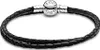 Pandora Lederarmband 35cm, zweifach gewickelt, Produktbild-Vorschau 2