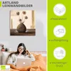 ARTland Leinwandbild Goldene Vasen II Größe: 30x30 cm Produktbild-Vorschau 3