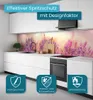 Küchenrückwand selbstklebend rosa Blüten Spritzschutz Folie Produktbild-Vorschau 2