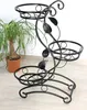 DanDiBo Escalier pour fleurs Métal Noir 87 cm Support pour Voir les images du produit 1
