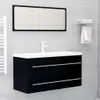 vidaXL Skříňka pod umyvadlo černá 100x38,5x48 cm Dřevěný Náhled obrázku produktu 6
