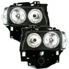 Für VW T4 IV ab 1996-2003 Angel Eyes Scheinwerfer Schwarz LINKS + RECHTS in der Farbe Schwarz von AD TUNING GmbH & Co. KG Náhled obrázku produktu
