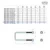 Bullone a U M10 con dadi rimorchio per assistenza alle Anteprima dell’immagine prodotto 2