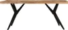vidaXL Table de salle à manger noire 180x90x77 cm en bois Voir les images du produit 1