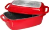 STONELINE® Bräter Schmortopf 43x26 cm Rot | mit Deckel Produktbild-Vorschau 12
