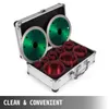 A set of diamond drill bits and saw blades in a silver carrying case. Voir les images du produit