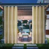 Topchances 2 Stück Outdoor Vorhang mit Ösen, Wasserdicht Produktbild-Vorschau 1
