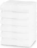 6-tlg. Handtuch-Set aus Baumwolle, 50x100 cm, weiß Produktbild-Vorschau 1