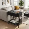 Stolik pomocniczy Relaxdays z gniazdkami, portem USB i Podgląd zdjęcia produktu 5
