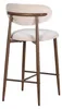 2er-Set Barhocker Küche Japandi - Beige Produktbild-Vorschau 5