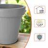 Pflanzkübel - RUND - XS - Ø 25 cm - Farbe: hellgrau Produktbild-Vorschau 4