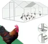 Výbeh pre voľný chov 3x6x2m - kovový kurník 18 m² s dverami Náhľad obrázku produktu 1