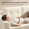 VASAGLE Modulares Sofa, Ecksofa mit Liege links, 244 cm Produktbild-Vorschau 3