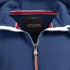 Stylische Herren Sweatjacke Petrolblau Größe L - Gr. L Produktbild-Vorschau 5