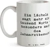 Mr. & Mrs. Panda Kaffeebecher Spruch Zahnärztin Lächeln - Produktbild-Vorschau 3