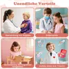 GOPLUS Krankenhaus Spielzeug aus Holz, Arzt Spielzeugset Produktbild-Vorschau 6