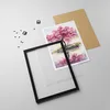 Gerahmtes Poster - Schwarzer Rahmen - Baum Abstraktion - Produktbild-Vorschau 4
