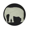 MuchoWow® Mauspad Mousepad Elefant - Karte - Vintage 50x50 Produktbild-Vorschau 1
