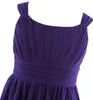Mädchen Sommer Kleid Gr. 152 Cm Chiffon Ärmellos Partykleid Produktbild-Vorschau 4