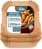 Vilde | Einsatz für Heißluftfritteuse - Braun - 19x19 cm - Produktbild-Vorschau 1