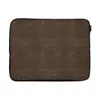 MuchoWow® Laptop Hülle 15 Zoll Leder - Braun - Tiere Produktbild-Vorschau 1