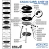 Ricambio CADAC - CARRI CHEF 2 (50) - Supporto per pentole - Anteprima dell’immagine prodotto 2