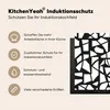 KitchenYeah© Herdabdeckplatte Muster - Geometrisch - Weiß - Produktbild-Vorschau 6