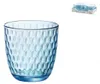 BORMIOLI ROCCO Set 6 Bicchieri Slot In Vetro Azzurro Cl 29 Anteprima dell’immagine prodotto 2