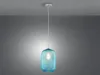 LED Pendellampe einflammig Relief Kristallglas mit Produktbild-Vorschau 3