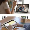 A split image showing two scenarios of using a tablet. The top shows a person video calling on a tablet, and the bottom shows a person typing on a tablet. Náhľad obrázku produktu