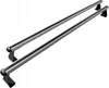 A pair of silver roof racks with black accents, presented on a white background. Náhľad obrázku produktu