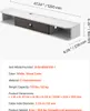 A floating TV cabinet with dimensions and specifications. Náhľad obrázku produktu