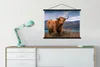 MuchoWow® Textilposter Schottische Highlander - Himmel - Produktbild-Vorschau 3