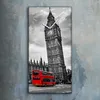 Dekor Leinwand Uhr Wandbilder 30x60 Gemälde London Auge Produktbild-Vorschau 2