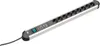 A power strip with multiple outlets and a switch, shown on a white background. Produktbild-Vorschau