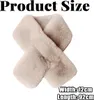 Dámský nákrčník z umělé kožešiny, límcový šátek, teplé Náhled obrázku produktu 5